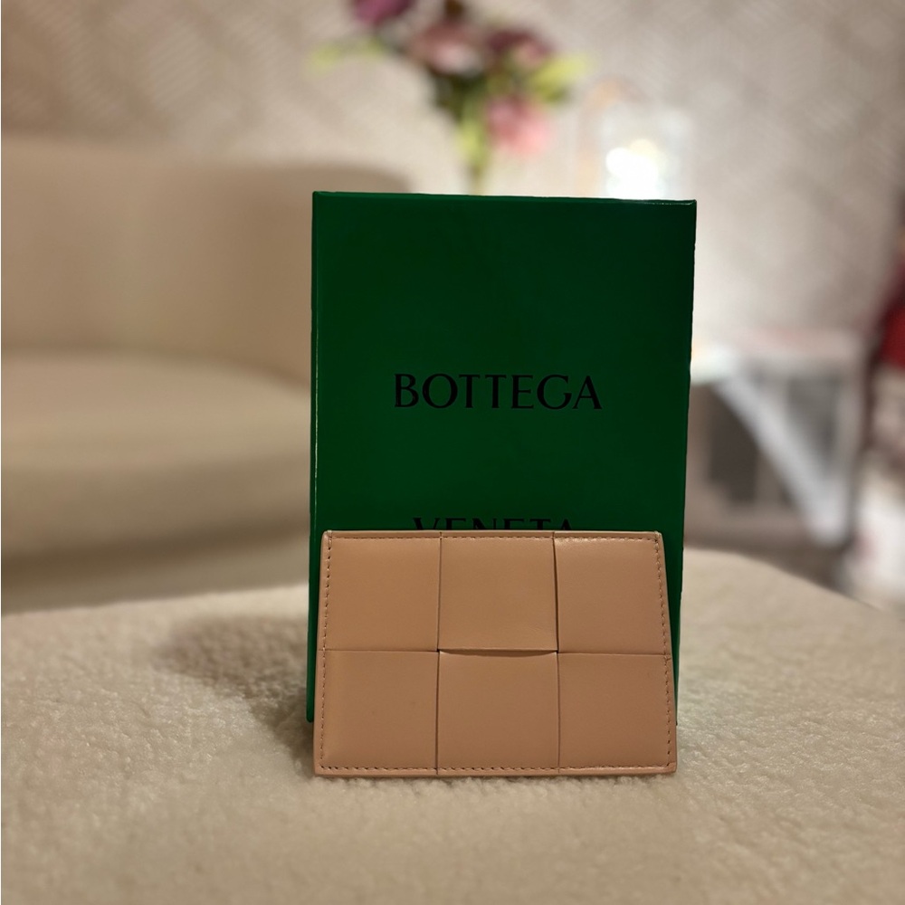 Bottega Veneta Blush Pink Card Holder